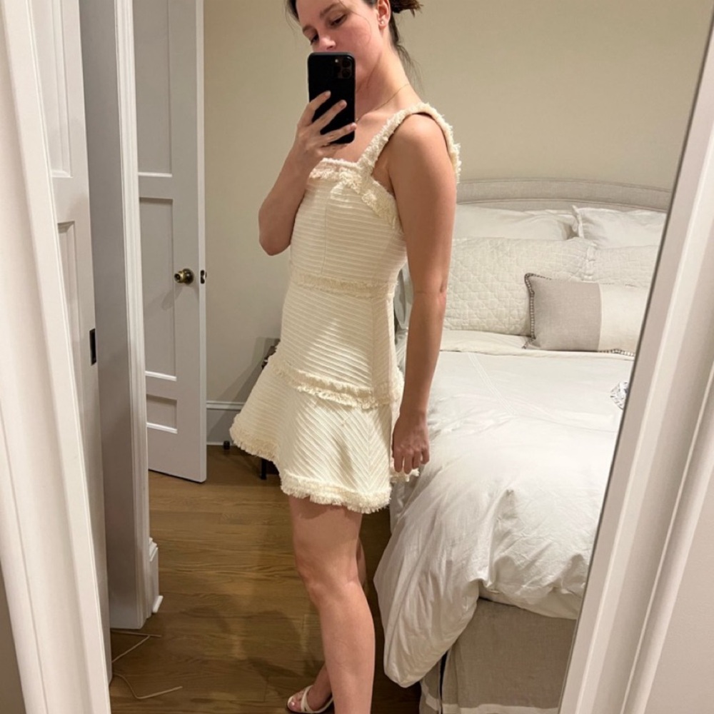ALEXIS tweed mini dress